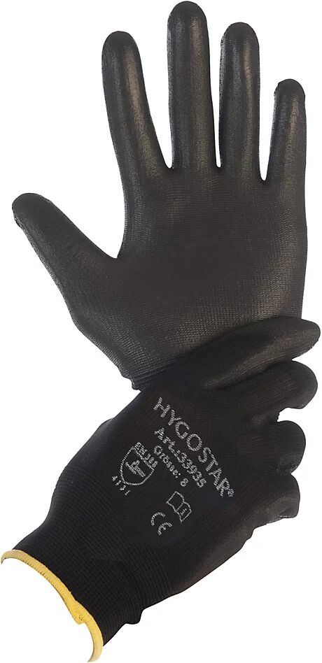 kaiserkraft Guantes de punto fino BLACK ACE, UE 120 pares, talla 6 (XS)