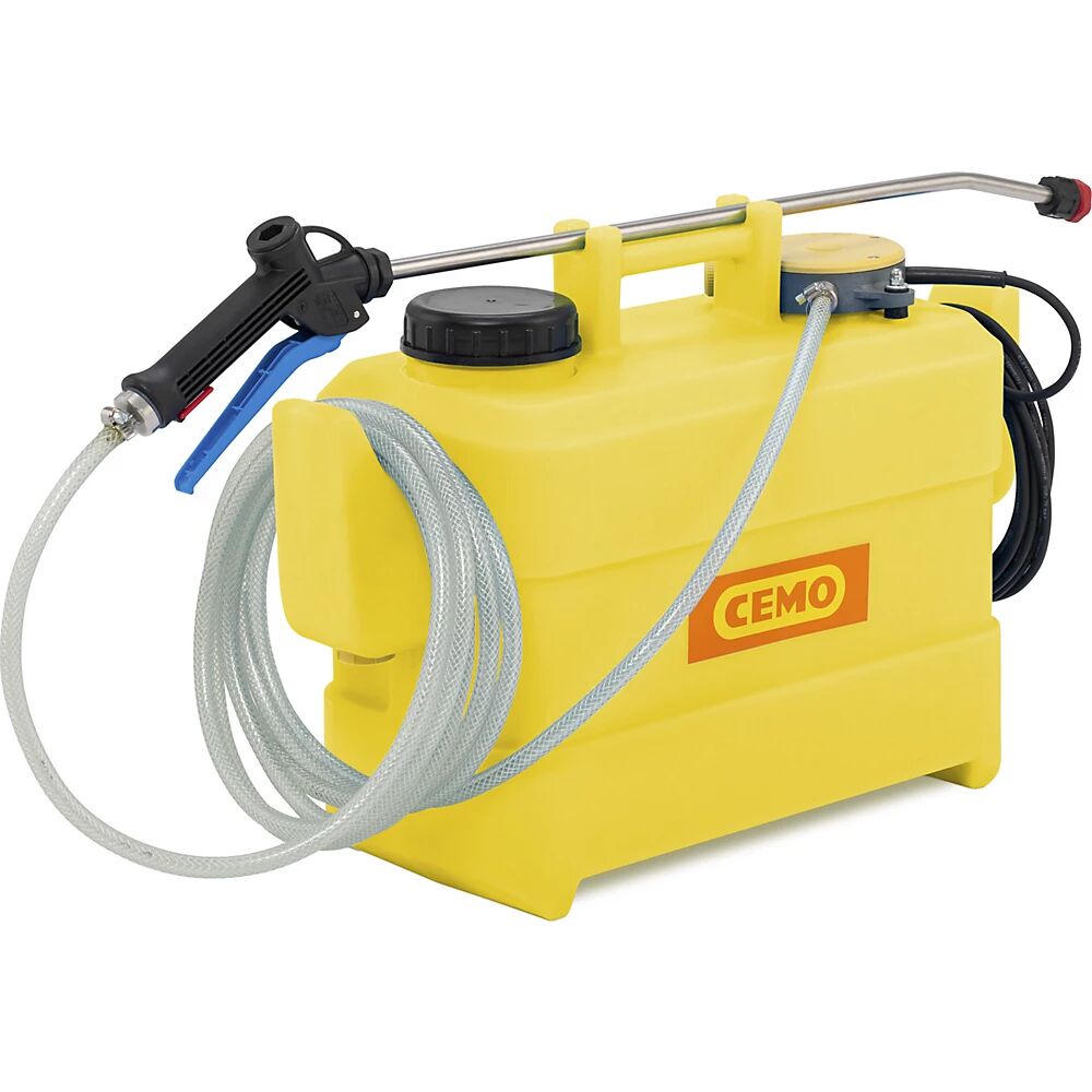 CEMO Pulverizador eléctrico de recipientes para soluciones desinfectantes, con recipiente de 20 l de capacidad, 230 V
