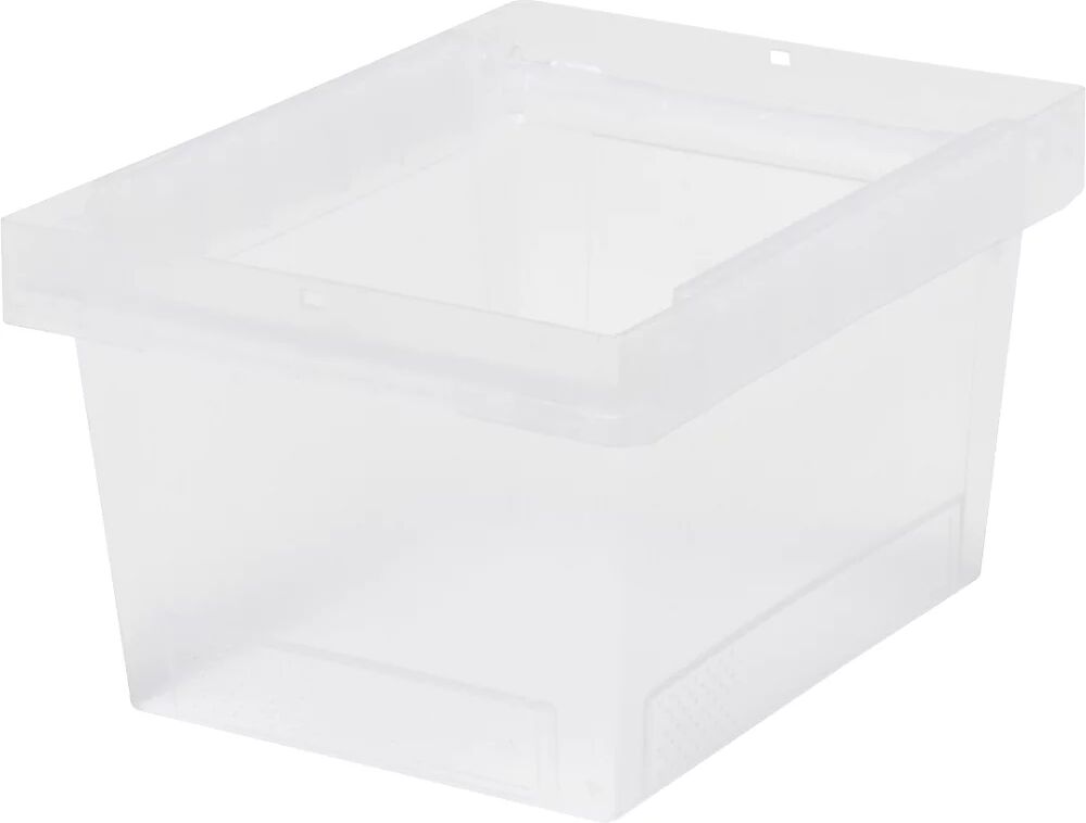 BITO Recipiente reutilizable transparente, transparente, L x A x H 600 x 400 x 323 mm