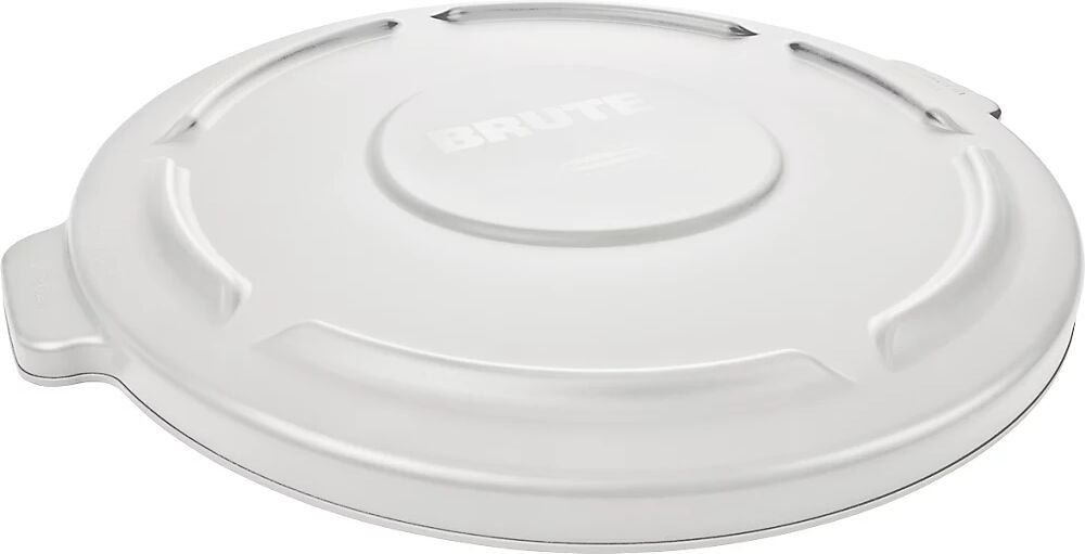 Rubbermaid Tapa BRUTE® con canales de drenaje, para contenedor de 121 litros, blanco