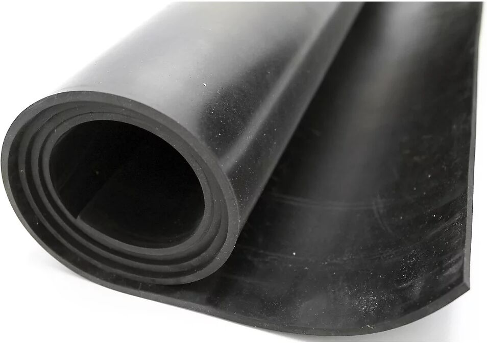 COBA Goma industrial EPDM, negro, por m lin., altura 4,5 mm