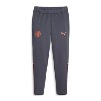 Puma MCFC CAS 23/24 - PantalÃ³n de chÃ¡ndal hombre strong gray/aubergine