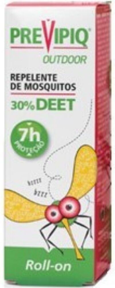 Previpiq Repelente de mosquitos en rollo para exteriores 30% Deet 7H 50mL