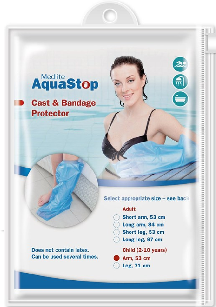 Aquastop Protecciones impermeables de escayola para niños 1&nbsp;un. Forearm