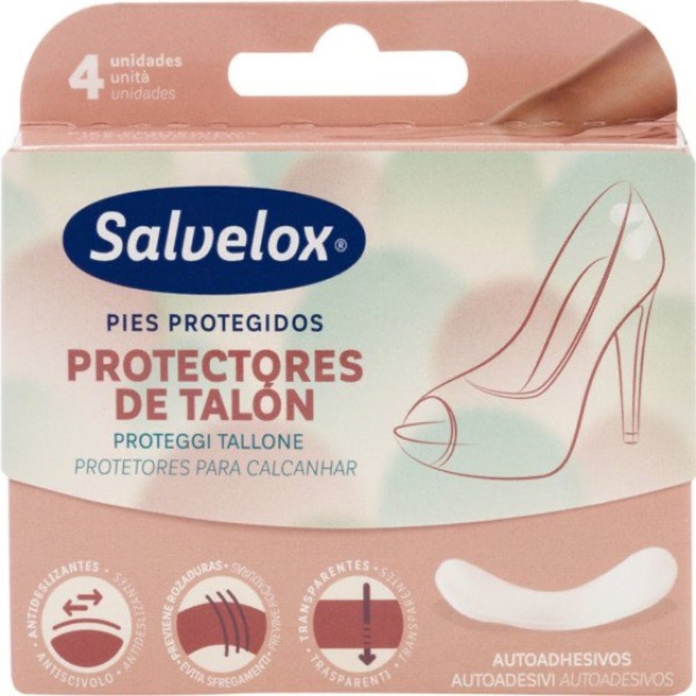 Salvelox Protected Feet Protectores de talón antideslizantes 4&nbsp;un.