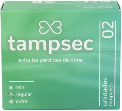 Tampsec Tampón Incontinencia Urinaria Regular 2uds