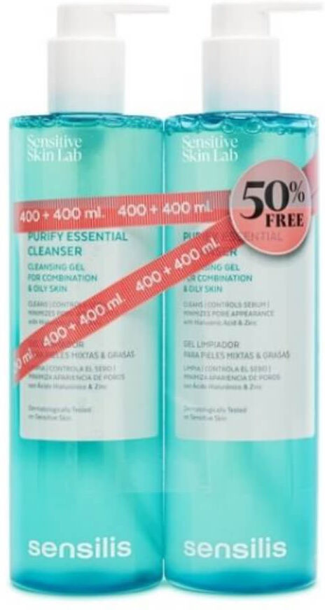 Sensilis Purify Essential Gel Limpiador 2x 400 ml