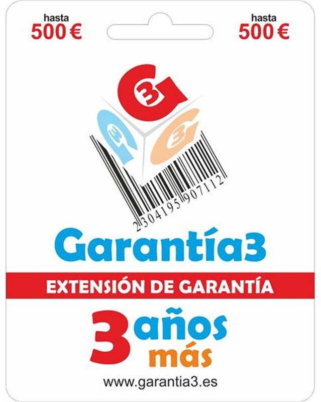 Garantia 3 Garantia g3pd3es500 por webshop 3 años mas hasta 500 euros