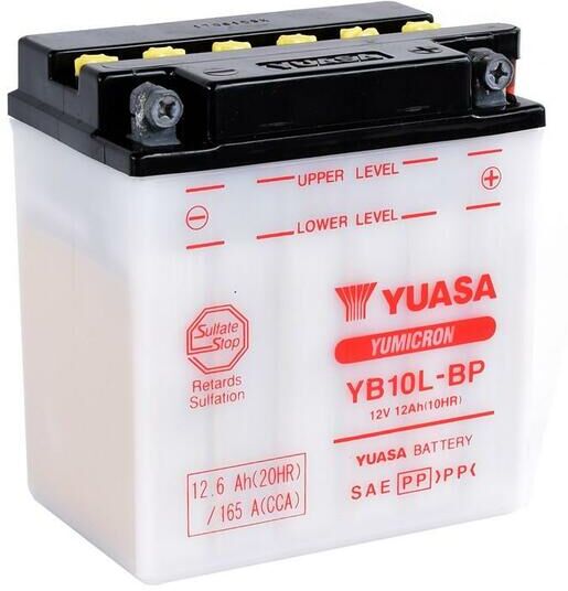 YUASA Batería  Convencional Sin Acid Pack - YB10L-BP Batería sin paquete ácido -  (135 mm)