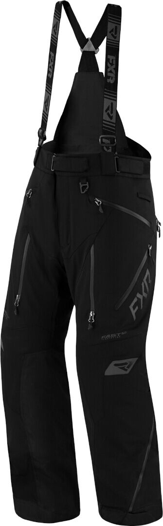 FXR Renegade FX 2023 Pantalones baberos para motos de nieve - Negro (S)