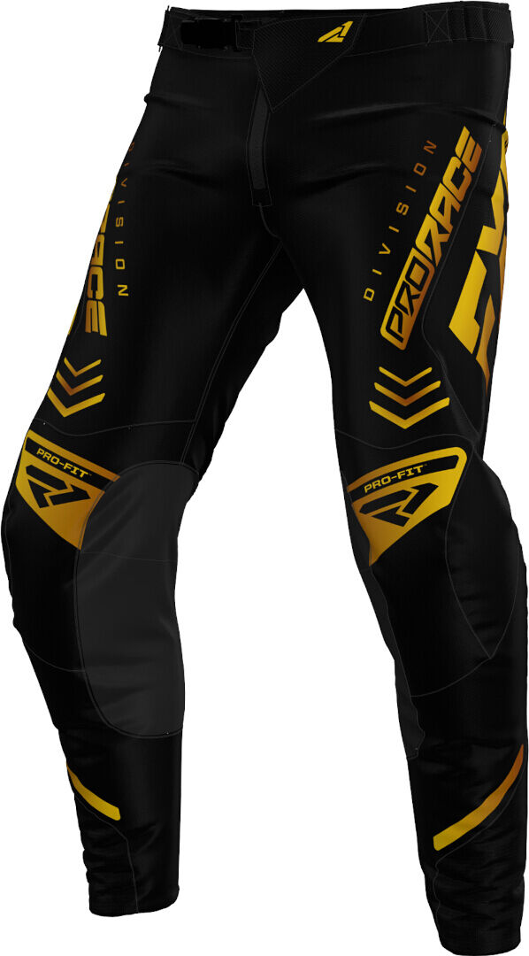 FXR Revo 2024 Youth Pantalones de motocross - Negro Oro (26)