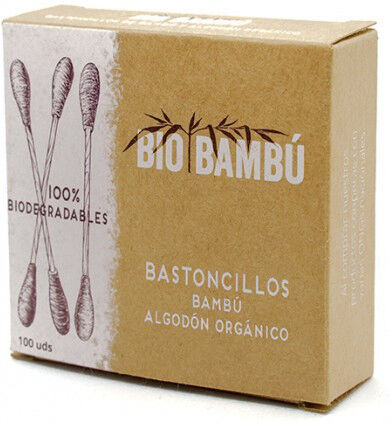 BioBambú Bastoncillos de bambú y algodón ecológico