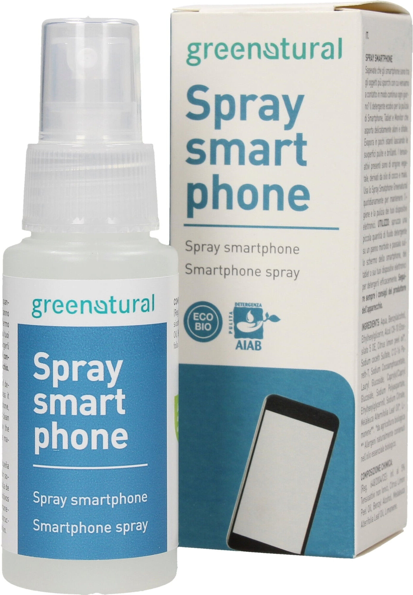 Greenatural Spray para limpiar smartphones y tablets