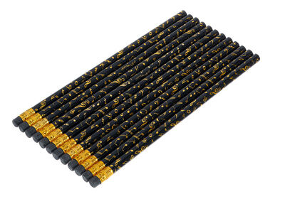 agifty Pencil Gold Set Of 12 Negro