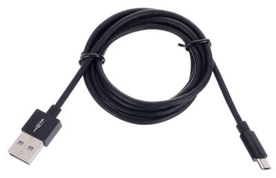 Ansmann Micro-USB/ USB-A 120 Negro