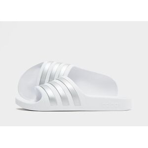 adidas Adilette Aqua Slides - Mens, White  - White - Size: 35.5