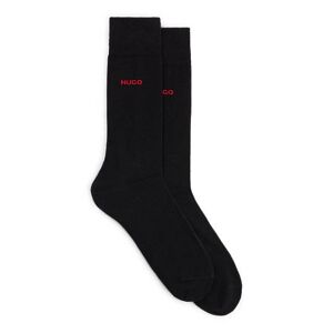 HUGO Two-pack of regular-length socks in stretch fabric