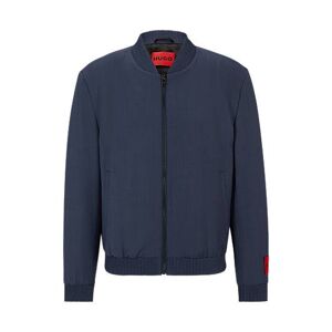HUGO Slim-fit jacket in mohair-look material