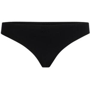 Boss Stretch-jersey string briefs with flocked logo