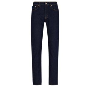 HUGO Slim-fit jeans in dark-blue stretch denim