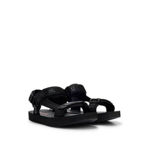 HUGO Branded sandals with riptape straps and EVA outsole