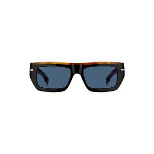 Boss Black-acetate sunglasses with coloured trim