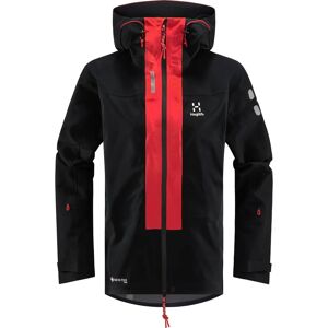 Haglöfs Women's L.I.M ZT MTN GTX Pro Jacket - Musta / Punainen - XL