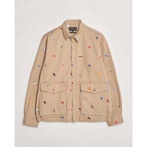 BEAMS PLUS Embroidered Harrington Jacket Beige - Ruskea - Size: One size - Gender: men
