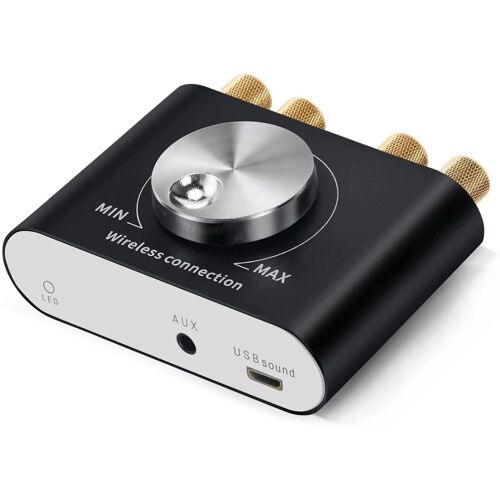 Nördic Bluetooth 5.0 Stereo digitaalinen äänenvahvistin 2x50 W, AUX/USB/BT