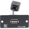 Kramer Electronics WU-AB(B), Musta, Mikä tahansa tuotemerkki, USB, 50,5 mm, 23,4 mm, 12,2 cm