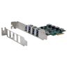 EXSYS GmbH USB 3.2 Gen 1 PCIe-kortti, 4 porttia, 3A (Renesas) (EX-11194)