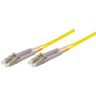 Tecline LWL Patchkabel, 9/125 µm, OS2-Faser, LC Duplex Stecker/Stecker, gelb, 0,5 m (39989300)