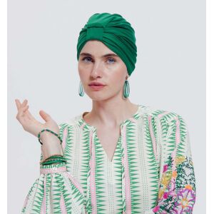 Promod Bonnet-turban en jersey Femme Vert Unique