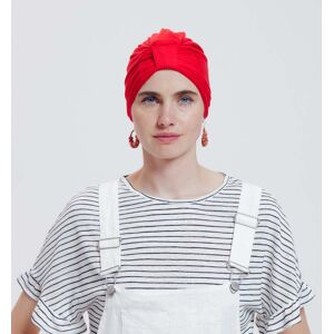 Promod Bonnet-turban en jersey Femme Rouge Unique - Publicité