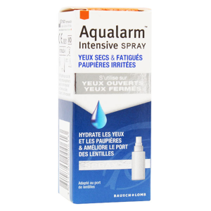 Bausch & Lomb Aqualarm Intensive Spray Yeux Secs & Fatigués 10ml - Publicité