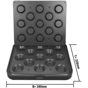 GGM Gastro - Plaques pour machine a tartelettes TMNP - Forme de tartelette : Rond - Ø 69mm