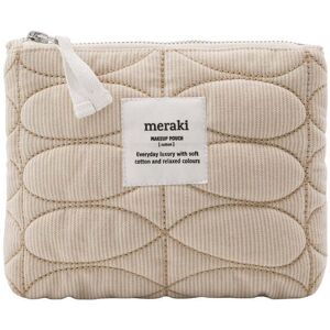 Meraki - Mentha Trousse de toilette 19 x 14 cm, blanc casse / safari