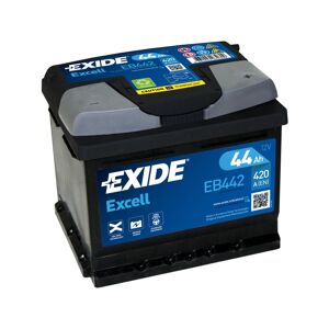 Exide - batterie excell LB1 12V 44AH 420A 207X175X175 +d EB442 - Publicité