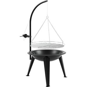 Gril pivotant gril à charbon de bois ø 55 cm pivotant avec grille - Bbq-toro - Publicité