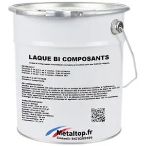 Metaltop - Laque Bi Composants - Pot 25 l - 9002 - Blanc gris Blanc gris - Publicité