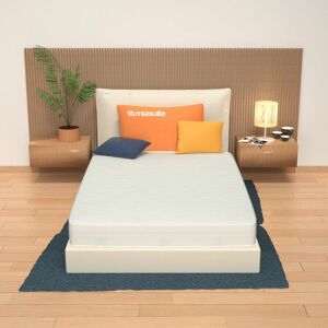 MIASUITE Matelas135x190 Hauteur 14 cm - Revêtement Aloe Vera, Waterfoam, Pliable Plus H14 - Publicité