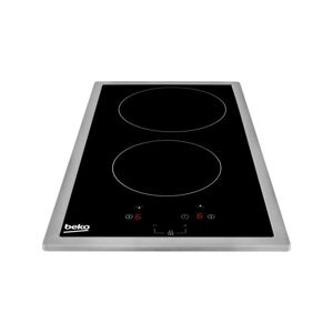 Beko - Plaque de Cuisson - Vitroceramique HDMC32400TX - 2 foyers - 3000W - L28,8 x P51cm - Noir - Publicité