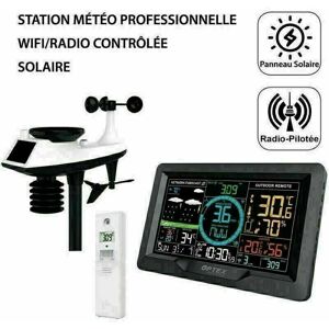 ME - station teo professionnelle wifi/radio controlee solaire - Couleur avec capteur 5 en 1 et Sonde sans fil extérieure - Publicité