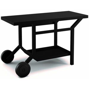 Forge Adour - table roulante acier noir L1191XP648XH760MM - Publicité