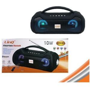 Trade Shop Traesio - Enceinte Bluetooth Kts-979 10w Radio Fm Tf Usb Avec Torche Led - Publicité