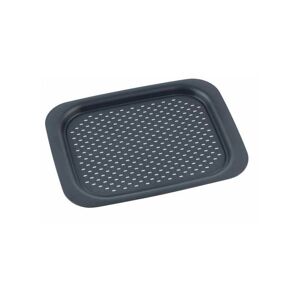 Wenko - Plateau Antidérapant, plateau repas plastique avec surface antidérapante et poignée de préhension, Plastique, 41.5x31.3 cm, anthracite - Publicité