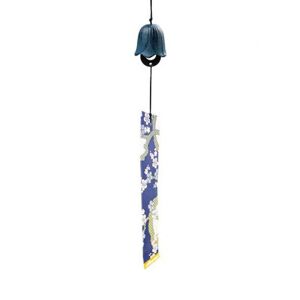 Jouet du vent en fonte - Muguet bleu Aromandise