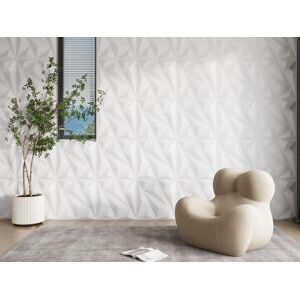 Vente-unique Panneau mural 3D a peindre - pack de 3m² - lot de 12 pieces - CARNO