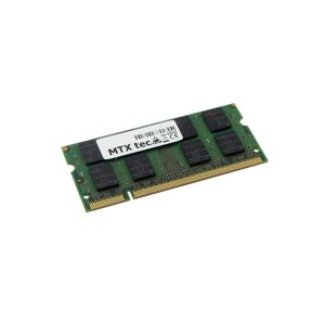 MTXtec Memory 2 GB RAM for ASUS Eee PC 1101HA - Neuf