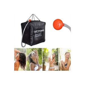 GENERIQUE 40L Douche chaude solaire portable Sac d'eau de baignade en plein air Camping Randonnée - Publicité